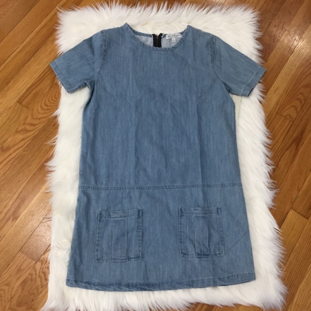 Active USA Chambray Mini Dress.